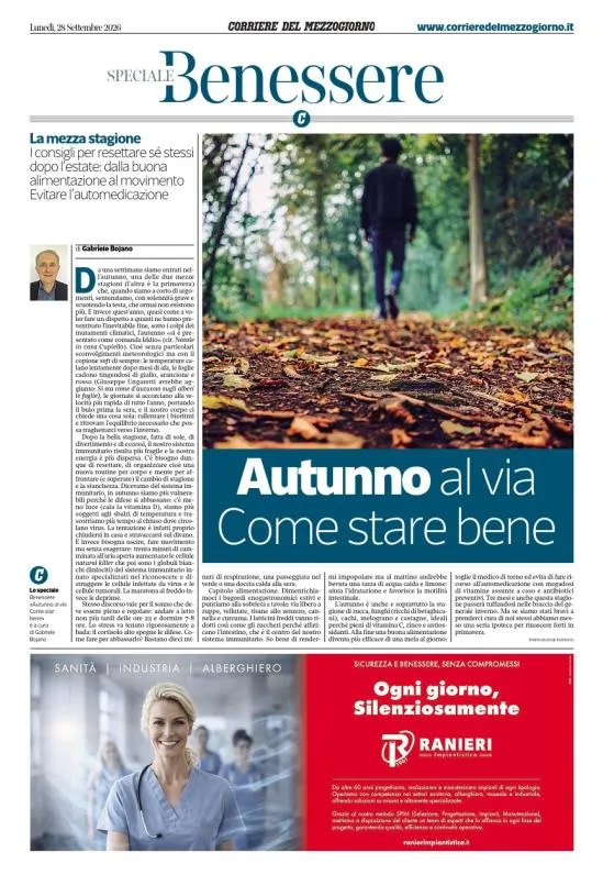 Prima-pagina-corriere del mezzogiorno-del-2026-09-28
